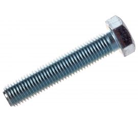 Болт с шестигранной головкой Зубр МАСТЕР ГОСТ 7798-70, класс прочности 5.8, оцинкованный, M16x80мм, 5кг (примерно 36 шт.) 303080-16-080 