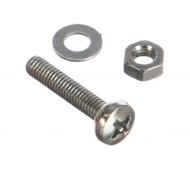 Пакет винт п/ц с гайкой и шайбой Метизный двор цинк м4х20мм 30 шт. 4607173901880 