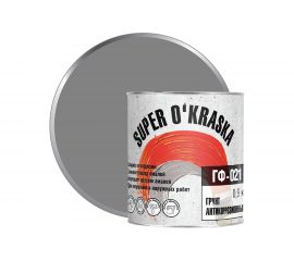 Грунт super maler ГФ-021 серый 0,9кг Лк-00005687 