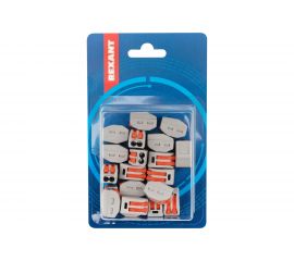 Соединительная 2-проводная клемма REXANT с рычажком 0.08-4 мм2 серая 20 шт 07-5252-4-20 