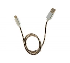 Кабель для Apple Cablexpert AM/Lightning, длина 0.5м, серебро CC-G-APUSB02S-0.5M 