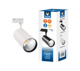 Трековый светодиодный светильник-прожектор Volpe ULB-Q276 40W/3000К WHITE UL-00005946 