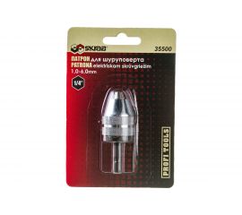 Патрон для шуруповерта (1/4""; 1.0-6.0 мм) SKRAB 35500 