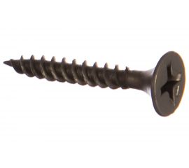 Саморез по металлу для ГКЛ Метизный двор 3,5x25, частая резьба, оксидированный, 40 шт. 4607173900470 