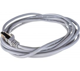 Патч-корд ЭРА Simple PC-3F-A F/UTP категория 5e, длина 3 метра, экранированный, серый, Б0051383 