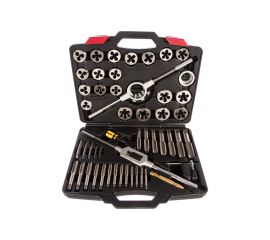 Набор метчиков и плашек МАСТАК SK-5 1/4""-1"", кейс, 51 предмет 351-10051C 