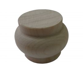 Мебельная опора Левша №1 d65 натур. дерево У8-9689 