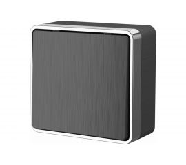 Выключатель WERKEL W5012004 одноклавишный проходной Gallant графит рифленый a051338 