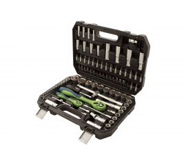 Набор инструментов Сибртех 1/2, 1/4, CrV, пластиковый кейс, 94 предм. 13509 