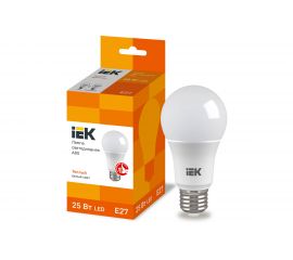 Лампа IEK LED A80 шар 25Вт 230В 3000К E27 LLE-A80-25-230-30-E27 