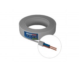 Провод ПВСбм Мастер Тока 2х1.5 белый 10м МТ1108 