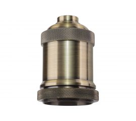 Электрический патрон Navigator NLH-V01-007-E27, подвесной, металл, черная бронза 61518 