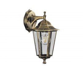 Светильник FERON НБУ-100w вниз, Е27, IP44, черное золото 11137 