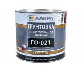 Грунт Лакра ГФ-021 красно-коричневый, 2.5 кг 90000662998 
