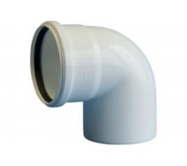 Отвод ПОЛИТЭК для бесшумной канализации из ПП, диаметр 110х87.5 град. 100001187 