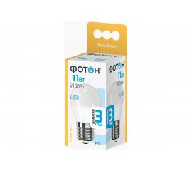 Светодиодная лампа ФОТОН LED P45 11W E27 3000K 24007 