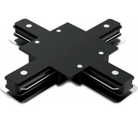 Коннектор для встраиваемых трековых шинопроводов GAUSS черный 1/50 TR137 