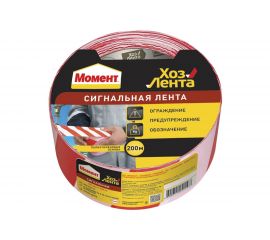 Сигнальная не клейкая ХозЛента Момент 50мм х 200м Б0023006 