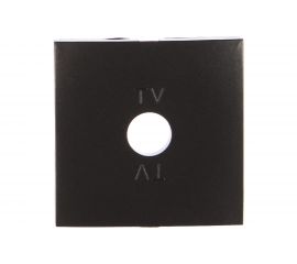 Накладка розетки TV LK Studio черный бархат 865108-1 