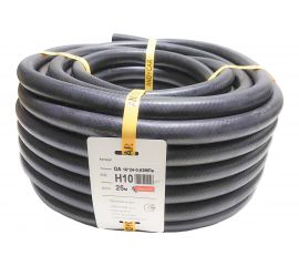 Шланг резиновый 3-х слойный маслобензостойкий ГОСТ 10362-2017 (16х24 мм; 6.3 атм.; бухта 25 м) Andycar H10 