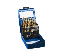 Набор сверл по металлу ПРОФЕССИОНАЛ (19 шт; Р6М5-TIN; 1-10 мм) Зубр 29617-H19_z01 