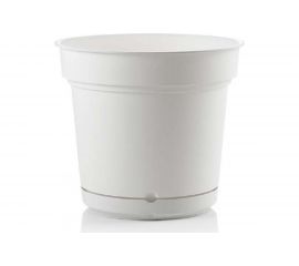 Кашпо с поддоном Teraplast HYDRAL диам. 18 см, высота 16 см, белый 28107018022 