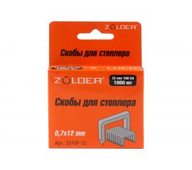Запасные скобы ZOLDER 12 мм тип 53, 1000 шт. 5310F-012 