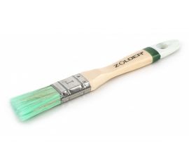 Плоская кисть для антисептиков и лазурей ZOLDER 25 х 12 мм, смешанная щетина, деревянная ручка as02512 