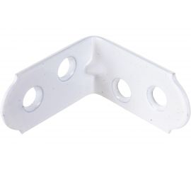 Мебельный уголок Левша 30х30х16 мм, белый, 6 шт. У8-5009.Б 