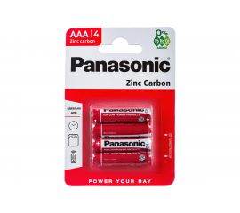 Батарейка Panasonic R03 Zinc Carbon BL4 182 