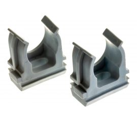 U-клипса для гофры RUCELF серая d16 УКБ-16-С КА-00007236 