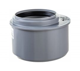 Канализационная редукция Ostendorf 110х75 мм, короткая 115715 