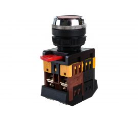 Кнопка ANDELI ABLFS-22 красный, d22мм, неон, 220В ADL10-025 