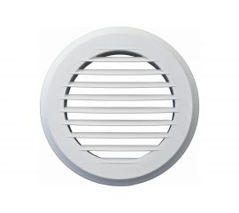 Решетка пластмассовая круглая без фланца (145х145х10 мм) Эвент ПКР 145 