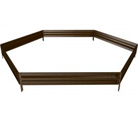 Сборная клумба Delta-Park KS100, коричневая 3005013_19 