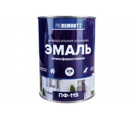 Эмаль PROREMONTT ПФ-115 синяя, 0.9 кг Лк-00004476 