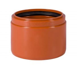 Переход на муфту бетонной трубы для наружной канализации Ostendorf ПВХ, 125 мм 221840 