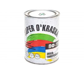 Эмаль super maler ПФ-115 Зеленый 0,9кг Лк-00005651 