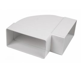 Колено плоское горизонтальное 55 х 110 Эвент 55110 КГП 