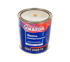 Универсальная эмаль Krafor Альфа ПФ-115 желтая 2.7 кг 6 26005 