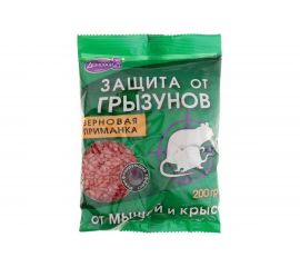 Зерно от грызунов Домовой Прошка пакет 200 г 21106 