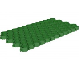 Газонная решетка Gidrolica 700х400х33 мм - пластиковая зеленая 607 