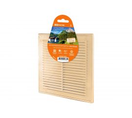 Разъемная решетка с москитной сеткой TDM ЭКО 150х150 мм бежевая SQ1807-0075 