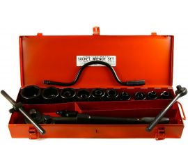 Набор торцевых головок SITOMO N5 10-50 мм, 1/2" и 3/4" кейс металл 119807 