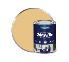 Эмаль PROREMONTT ПФ-115 бежевая, 0.9 кг Лк-00005611 