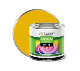 Краска Лакра МА-15 жёлтая, 1.9 кг 90001968168 