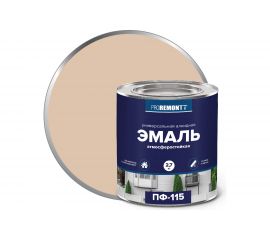 Эмаль PROREMONTT ПФ-115 слоновая кость RAL 1015, 2.7 кг Лк-00009805 