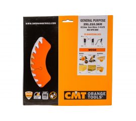 Диск пильный по дереву (210х30х1,8/2,8 мм; Z36) CMT 291.210.36M 