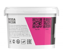 Акриловая краска без шагрени для стен и потолка DESSA DECOR Премьер 2,5 кг 70206 