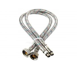 Гибкая подводка Mateu GR L 400 мм, штуцер М10х1х35 - гайка 1/2, штуцер М10х18 - гайка 1/2, блистер, 2 шт 721040378 